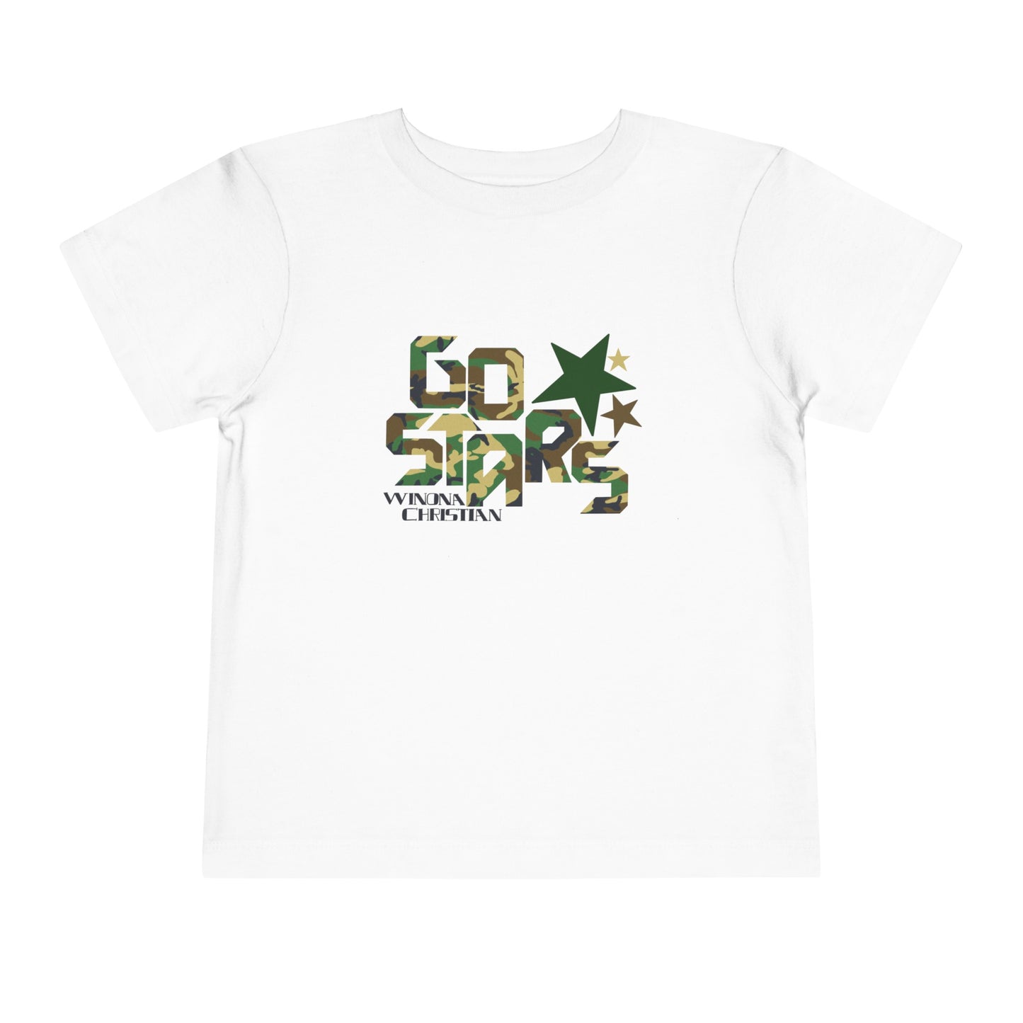 Toddler 'Go Stars' in Camo T-Shirt