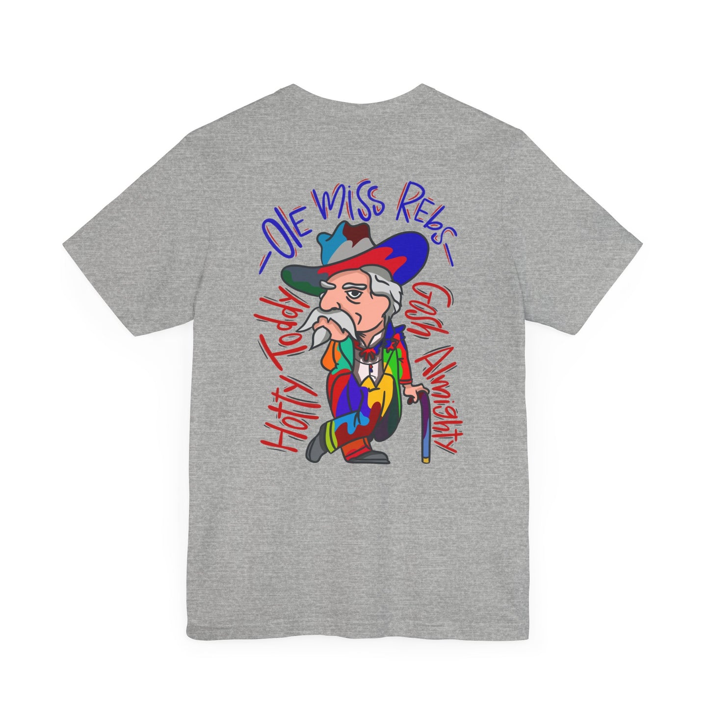 Ole Miss ColorSplash Colonel Reb T-Shirt
