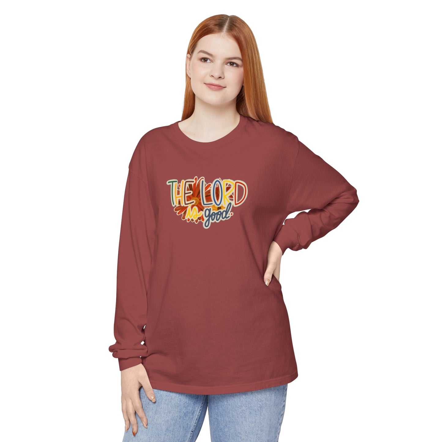 'The Lord is good' Long Sleeve T-Shirt
