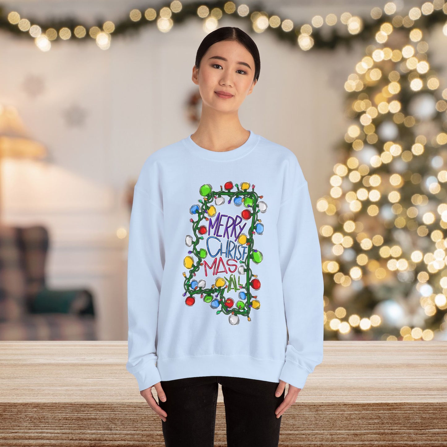 Merry Christmas Y'all Mississippi Sweatshirt