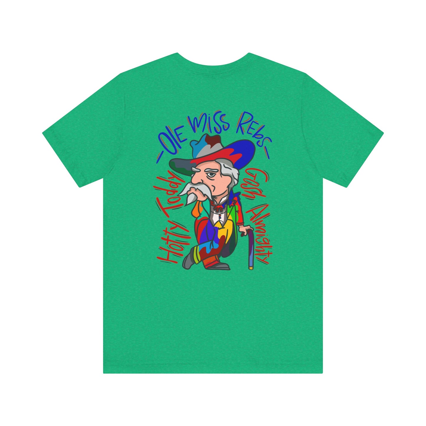 Ole Miss ColorSplash Colonel Reb T-Shirt
