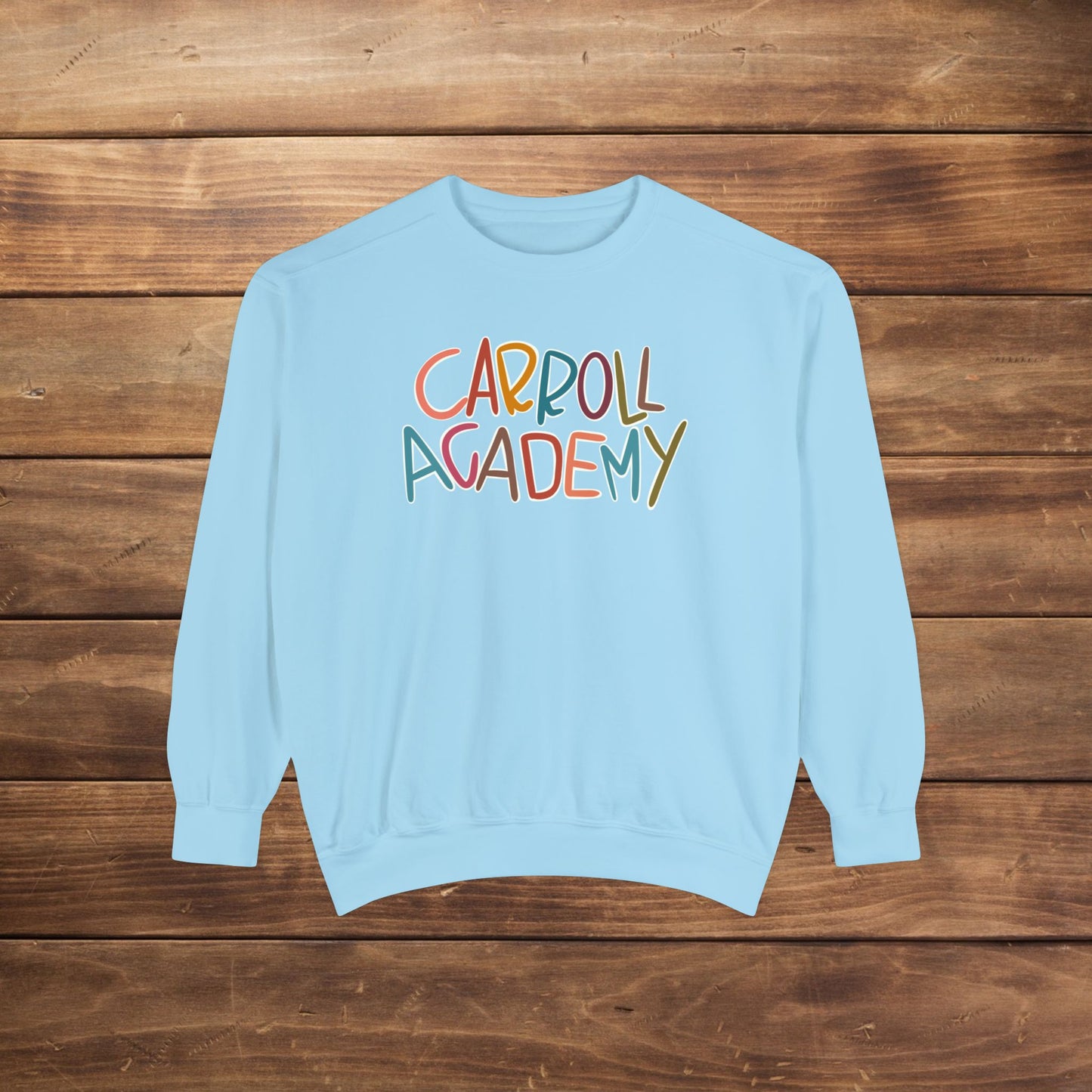 Women's Multi-Colored Carroll Academy Garment-Dyed Sweatshirt