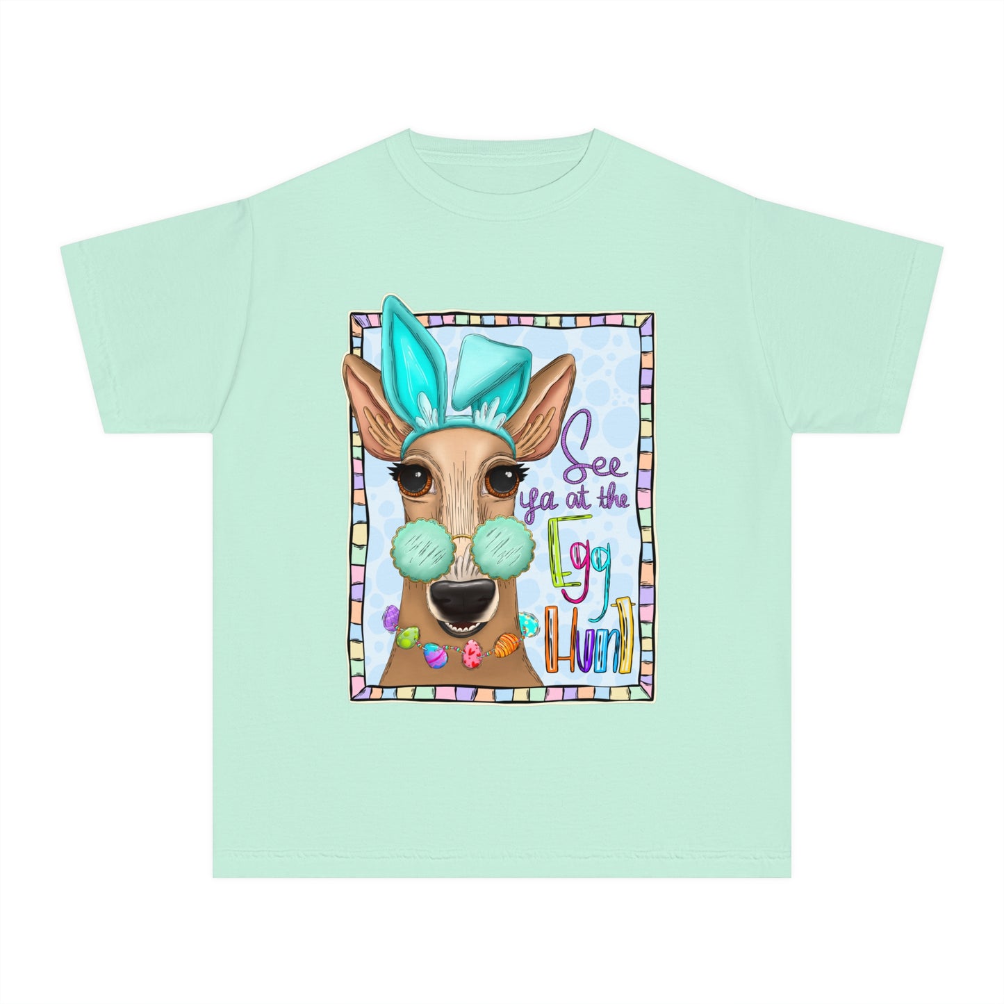 'See ya at the Egg Hunt' Easter T-shirt - Youth Girls