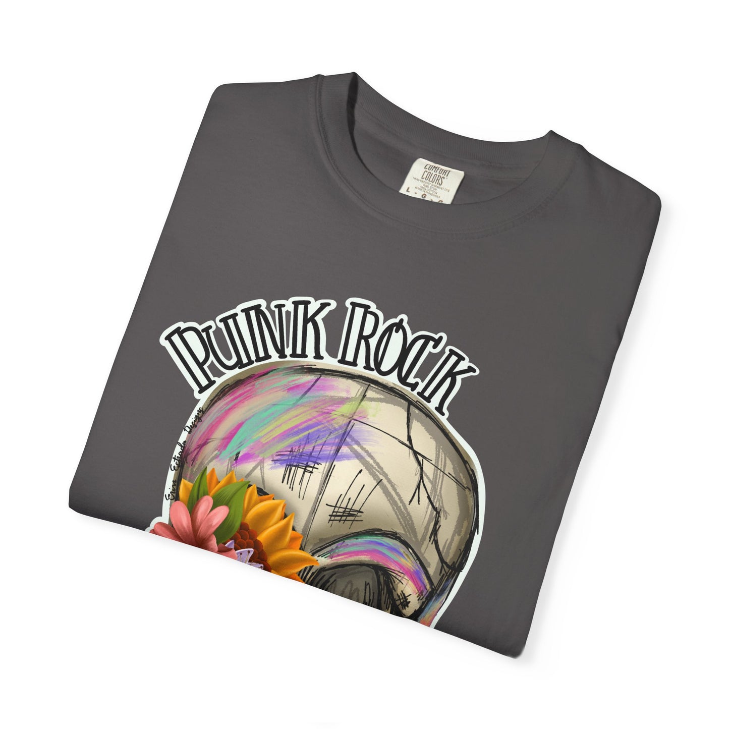 Punk Rock Flower Child T-Shirt - Unisex Graphic Tee