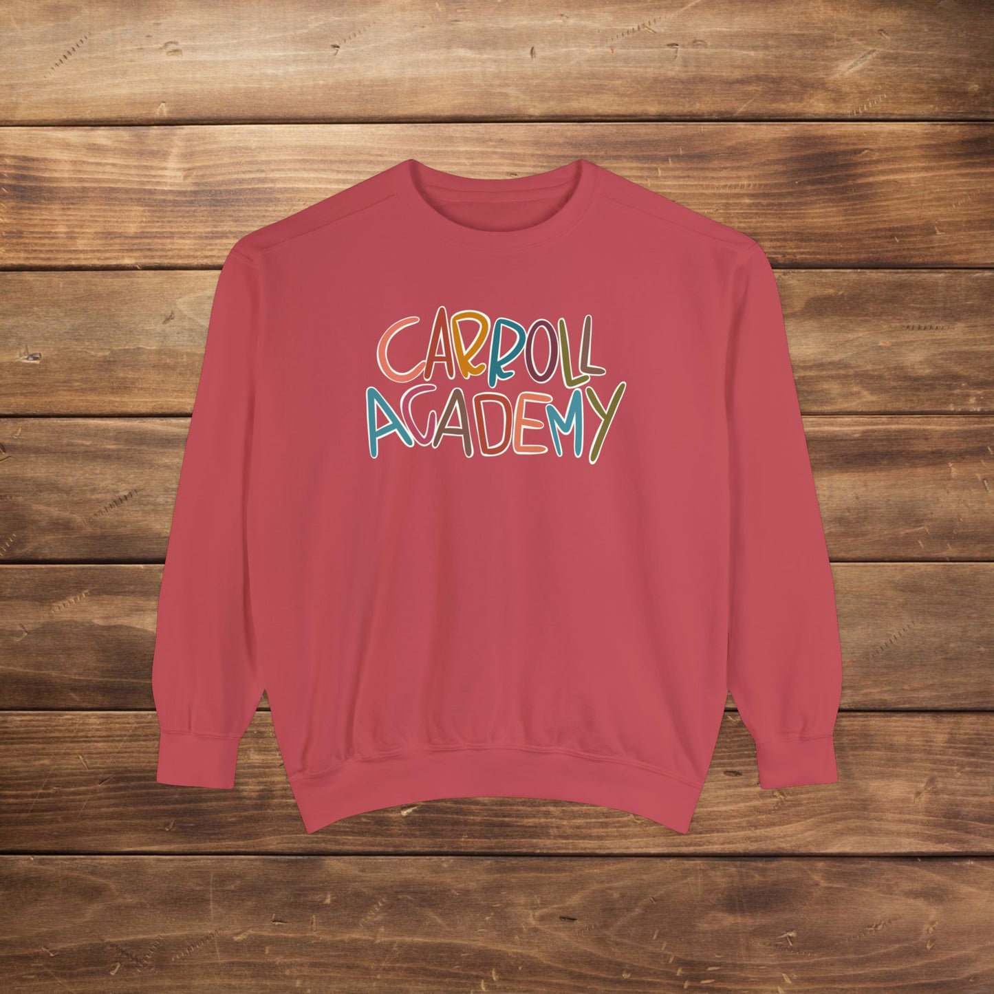 Women's Multi-Colored Carroll Academy Garment-Dyed Sweatshirt