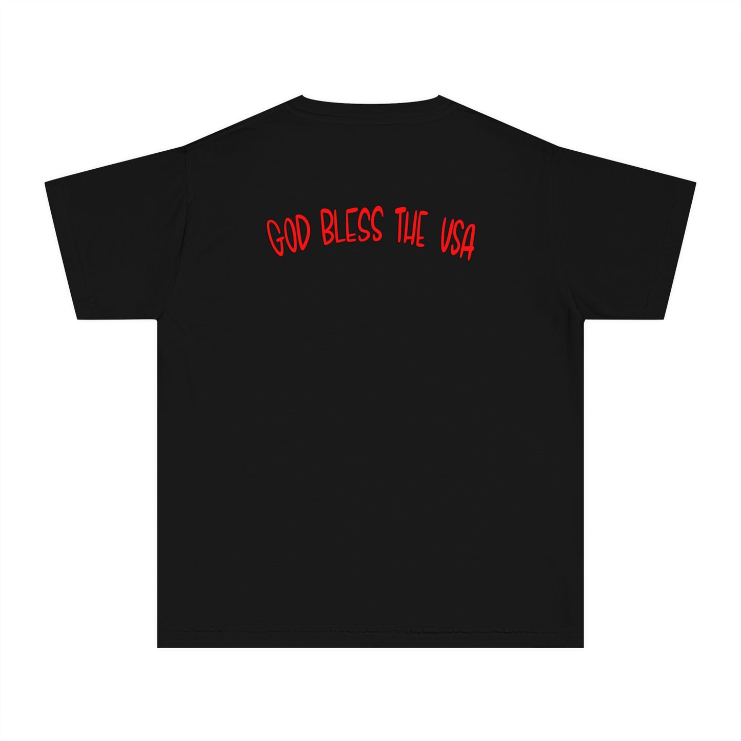 Fourth of July Youth T-Shirt -Patriotic, Here for the Firequackers Shirt