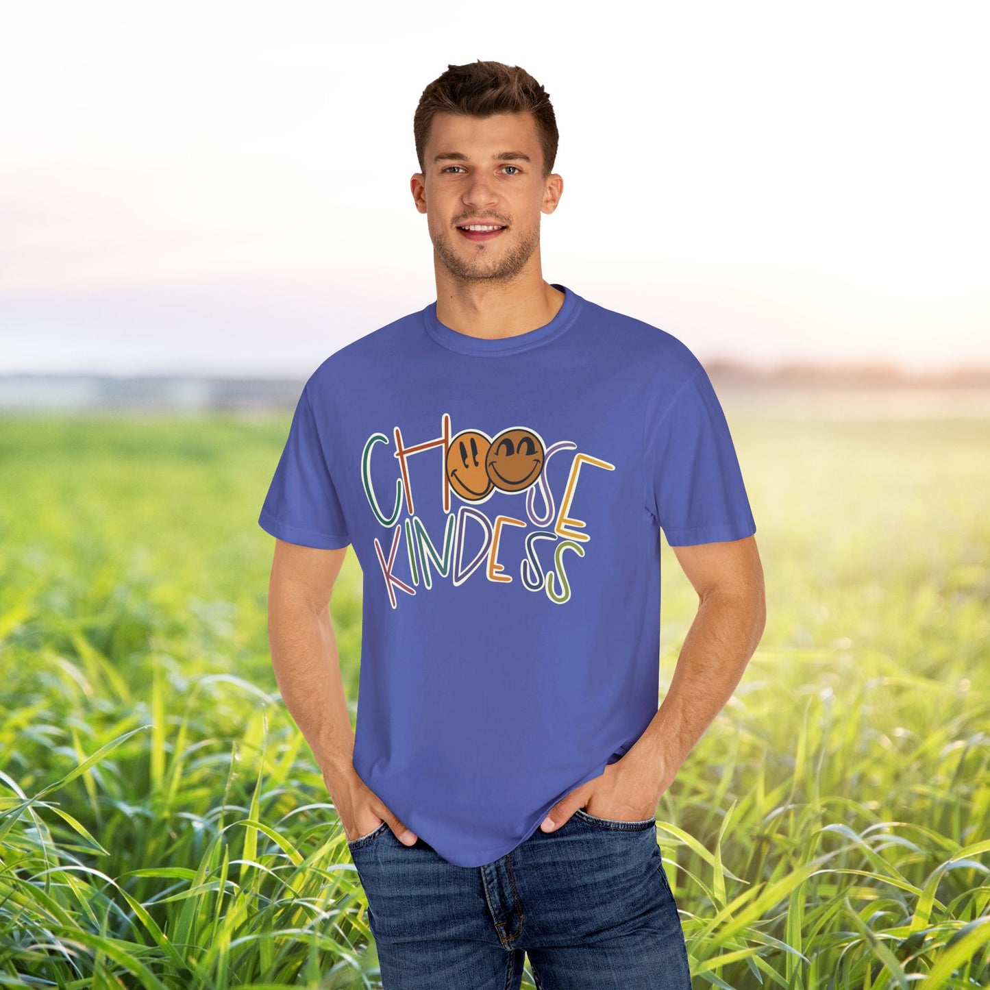 Unisex Choose Kindness Smiley T-shirt