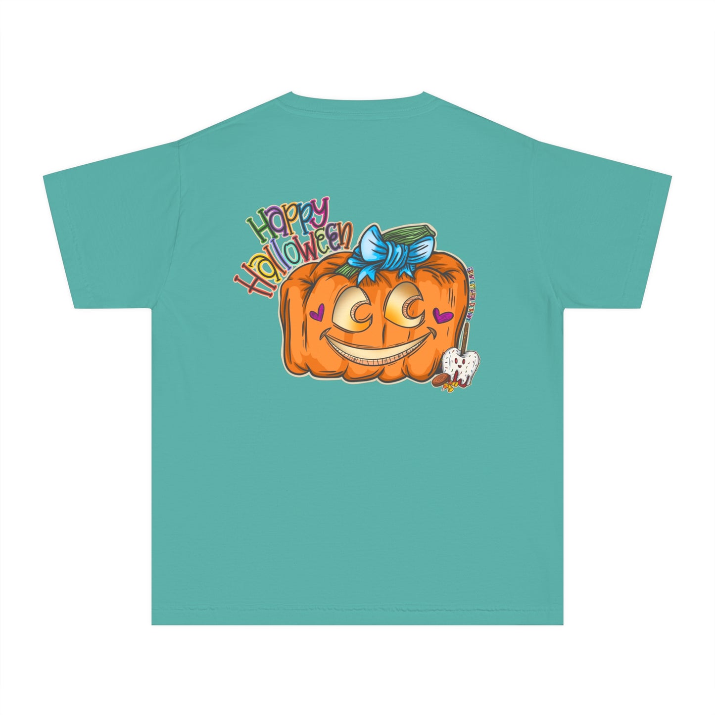 Youth Girls Halloween T-Shirt - Comfort Colors