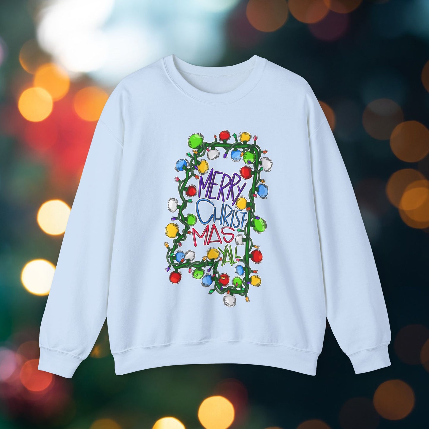 Merry Christmas Y'all Mississippi Sweatshirt