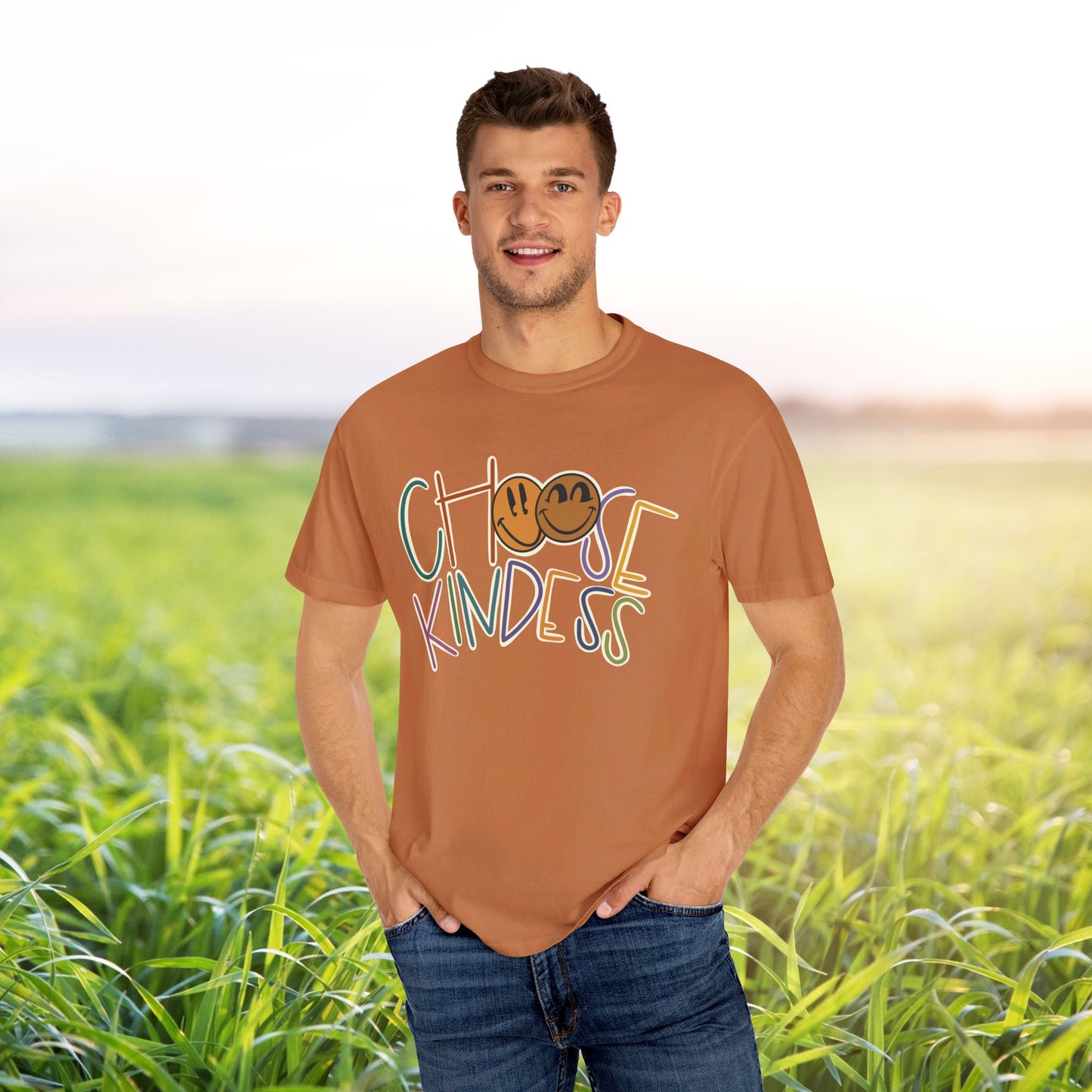 Unisex Choose Kindness Smiley T-shirt