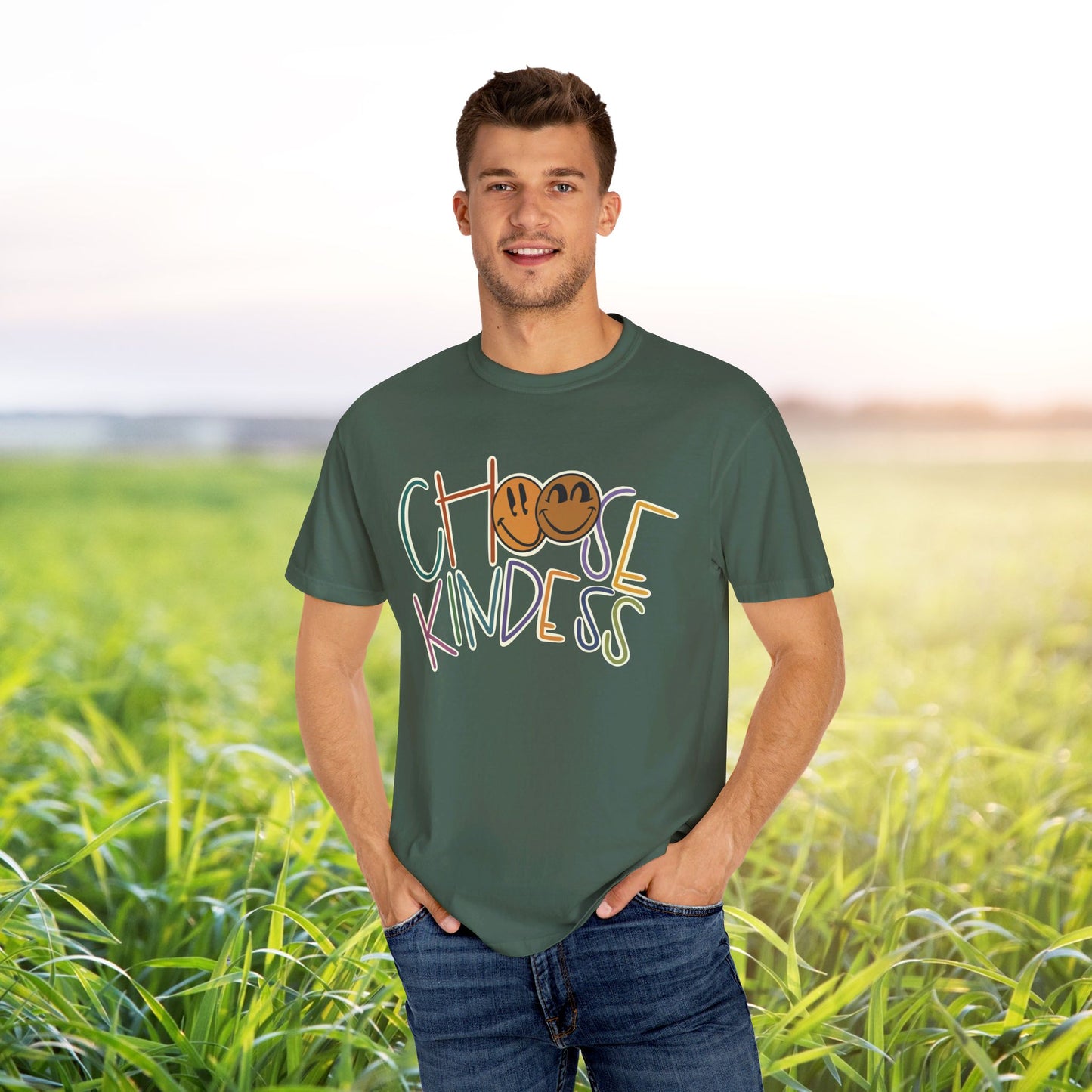 Unisex Choose Kindness Smiley T-shirt