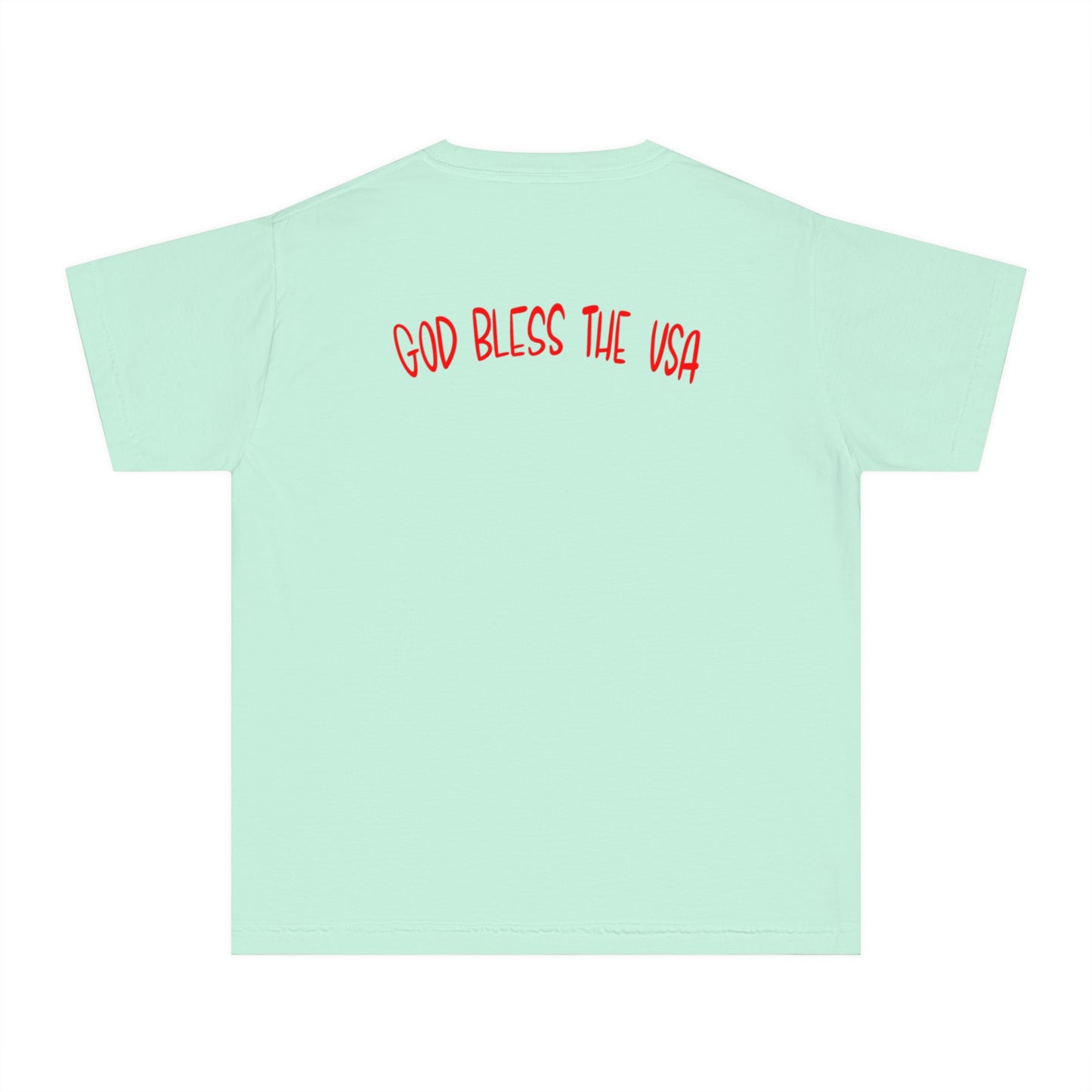 Fourth of July Youth T-Shirt -Patriotic, Here for the Firequackers Shirt