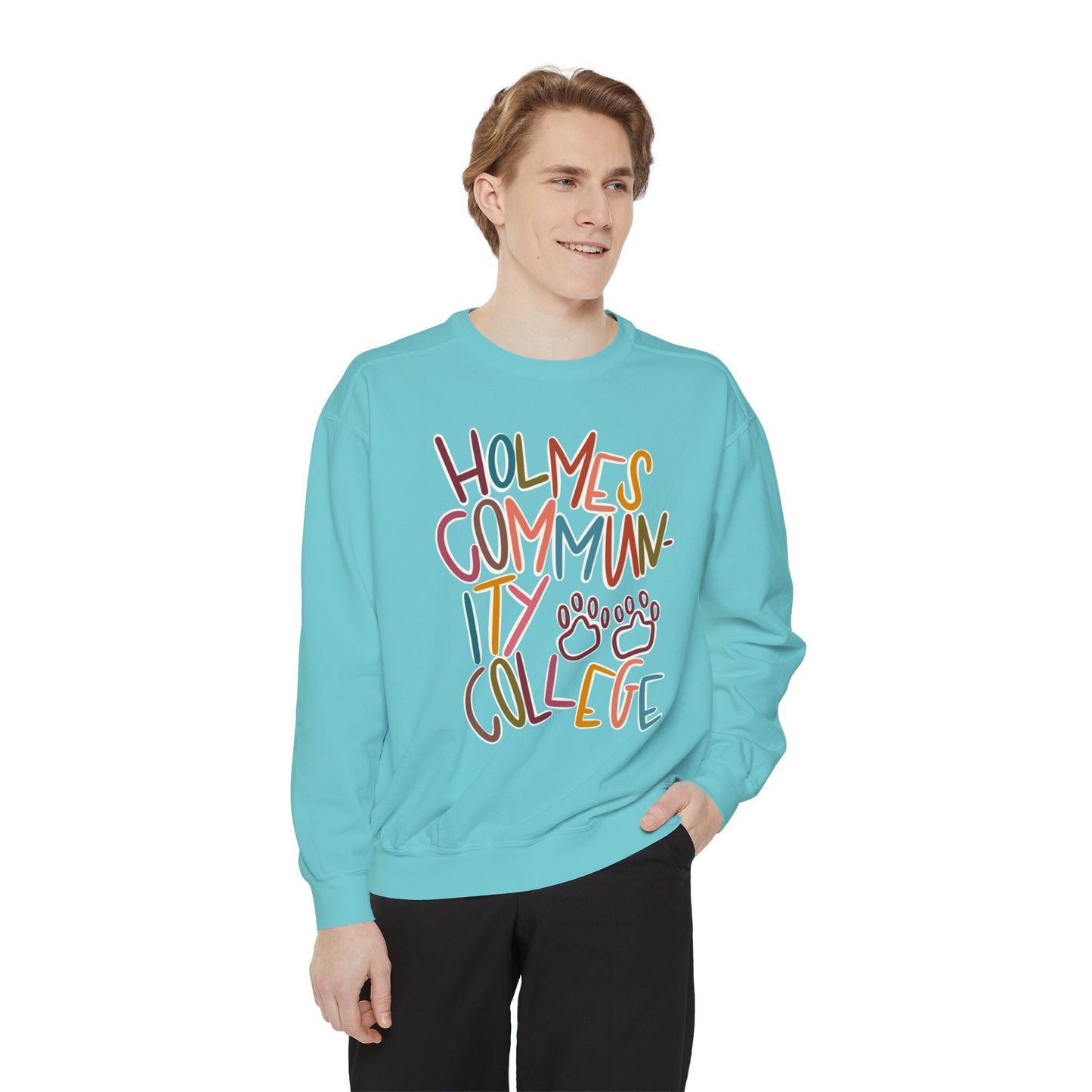 Women's Multi-Colored HCC Elementary Garment-Dyed Sweatshirt