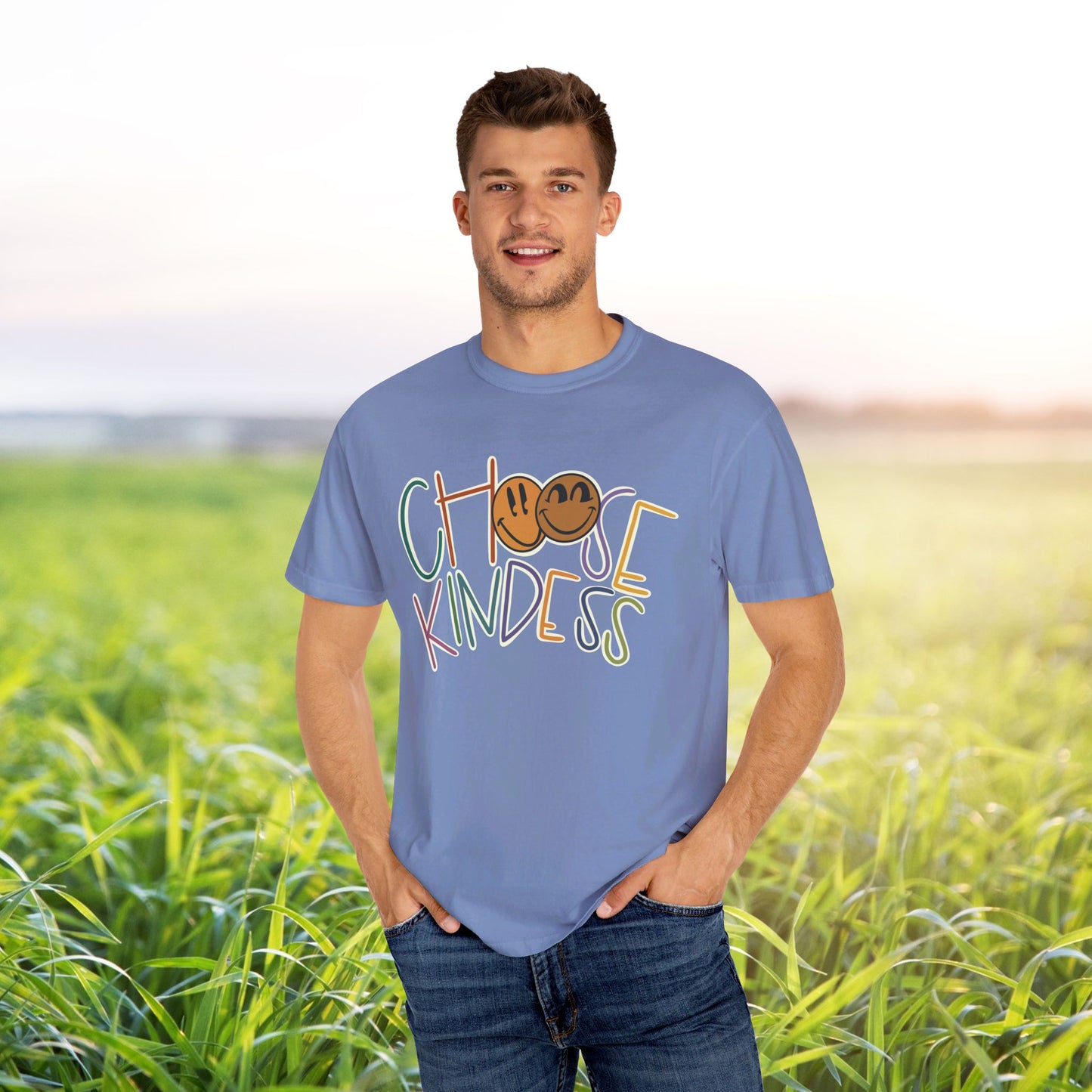 Unisex Choose Kindness Smiley T-shirt