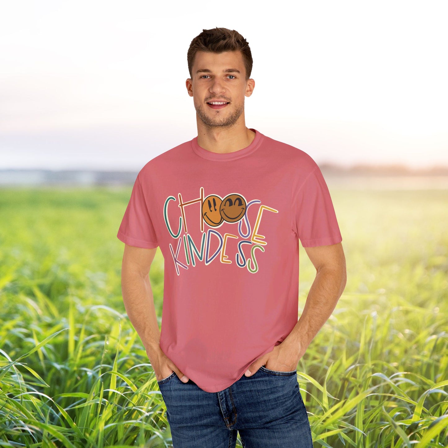 Unisex Choose Kindness Smiley T-shirt