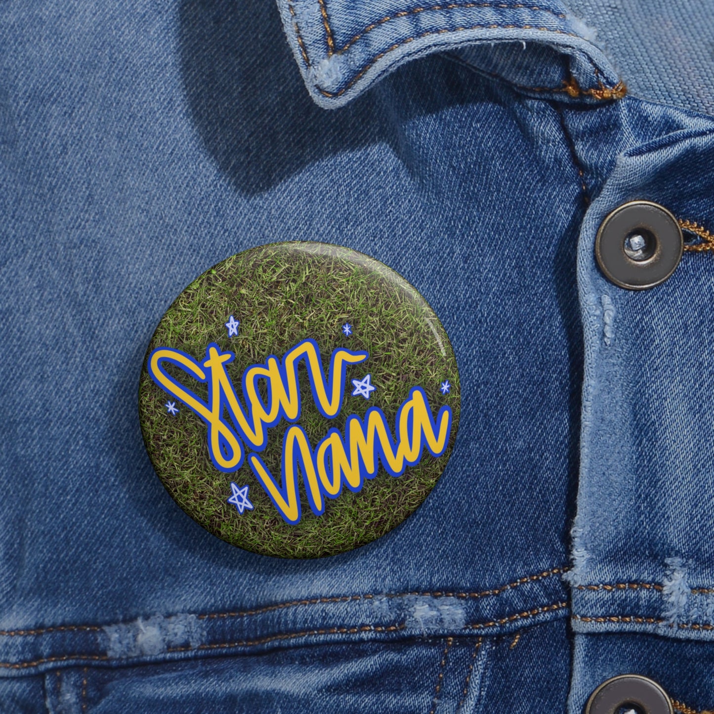 Star Nana Pin Buttons