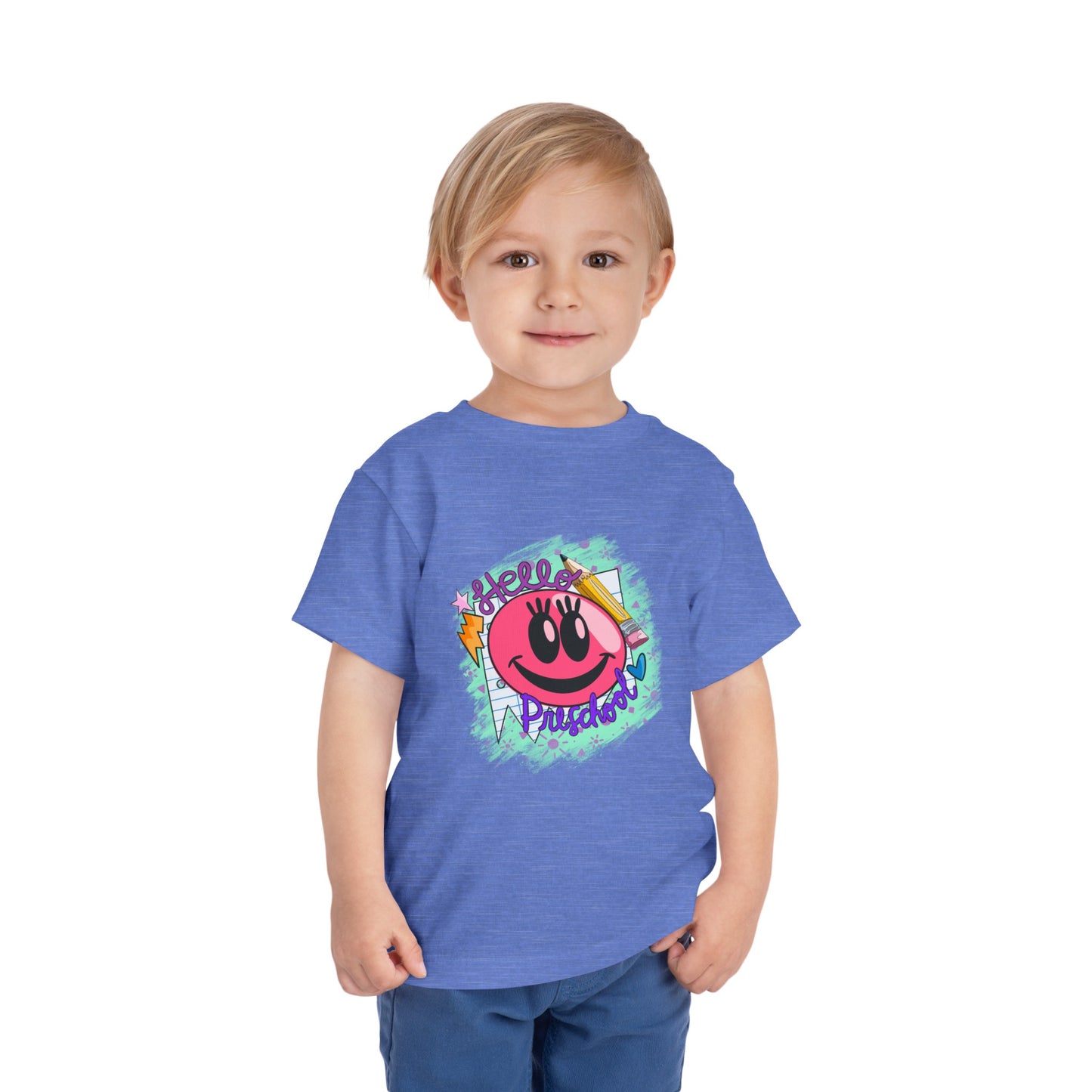 Hello Preschool and Hello Kindergarten Toddler T-Shirts