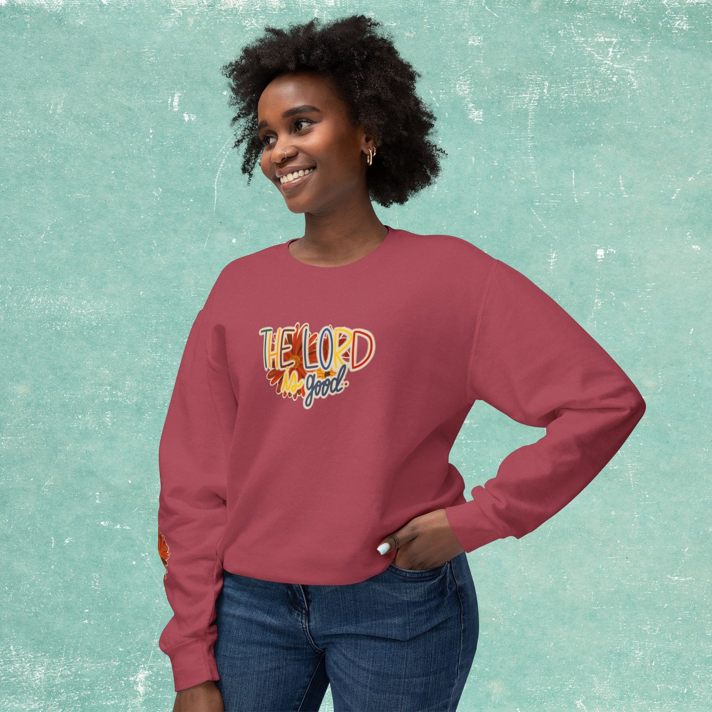 'The Lord is Good' Lightweight Sweatshirt