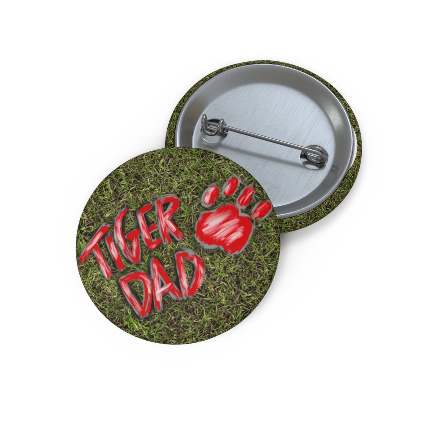 Tiger Dad Pin Buttons