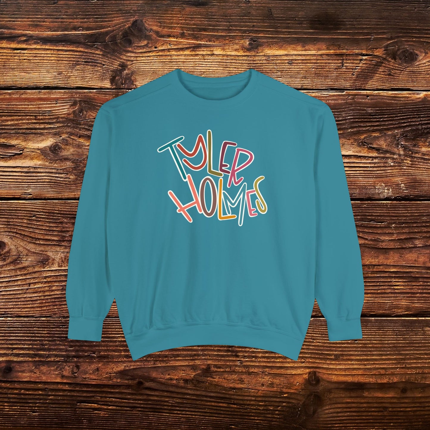 Women's Multi-Colored Tyler Holmes Garment-Dyed Sweatshirt