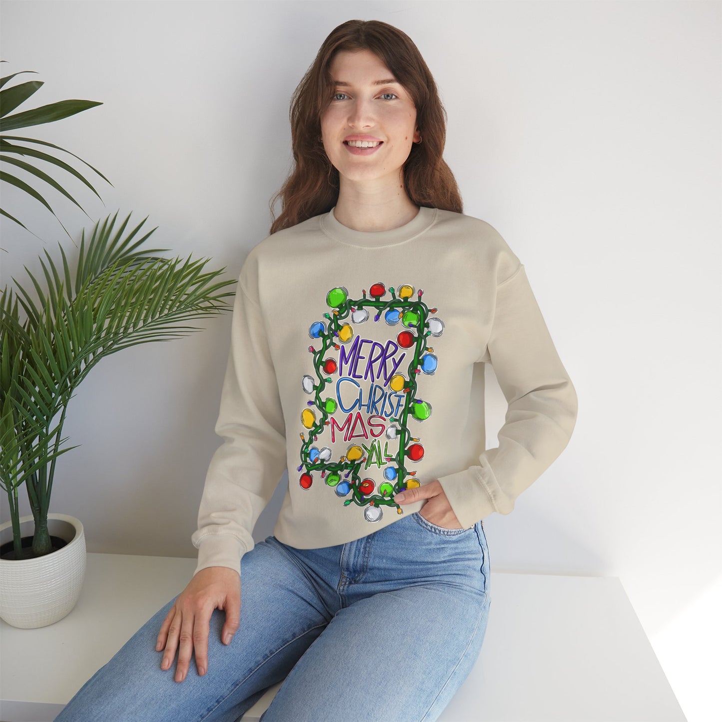 Merry Christmas Y'all Mississippi Sweatshirt