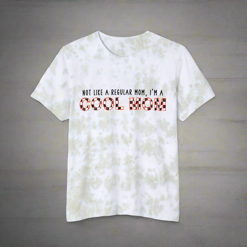 Not a Regular Mom Tie-Dyed T-Shirt