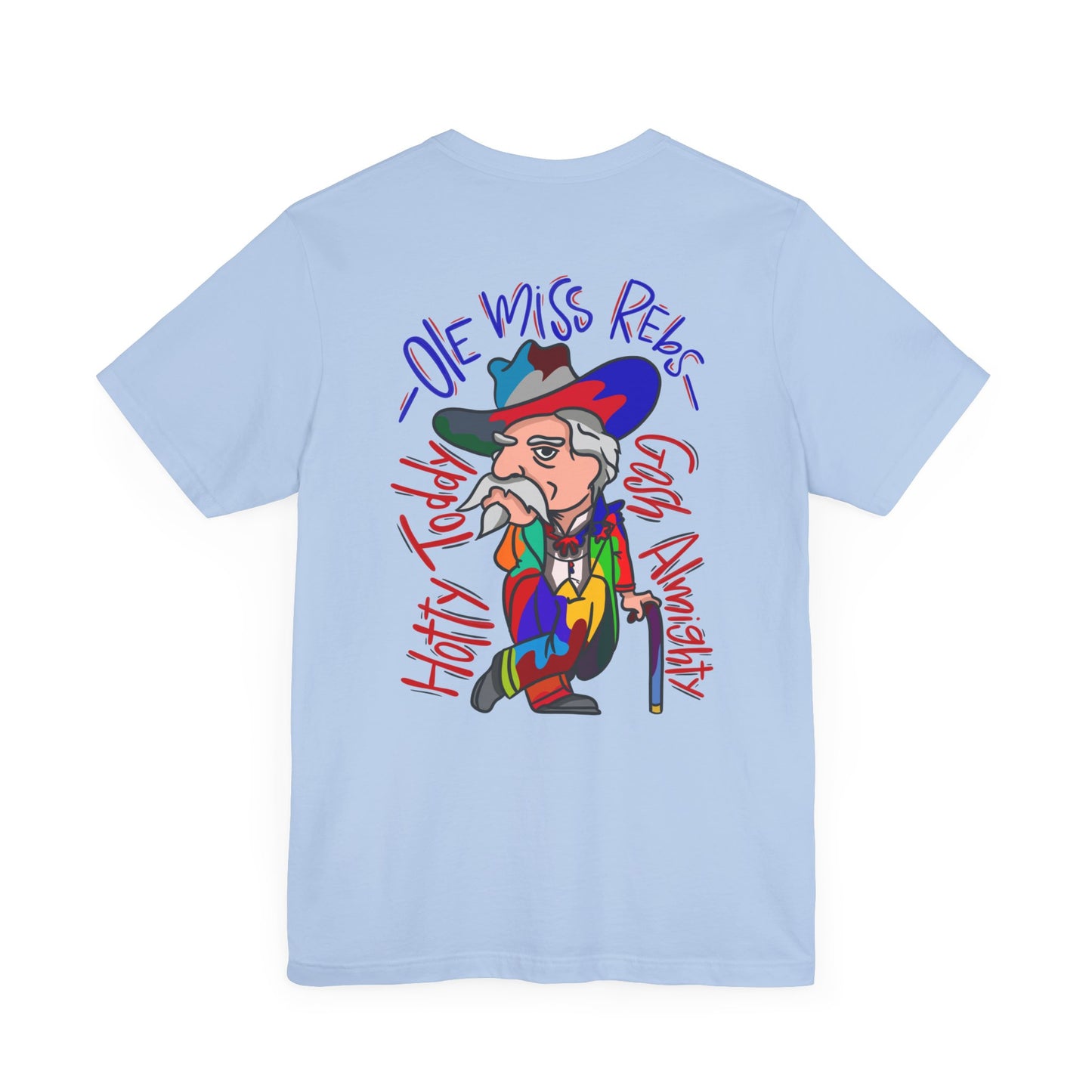 Ole Miss ColorSplash Colonel Reb T-Shirt