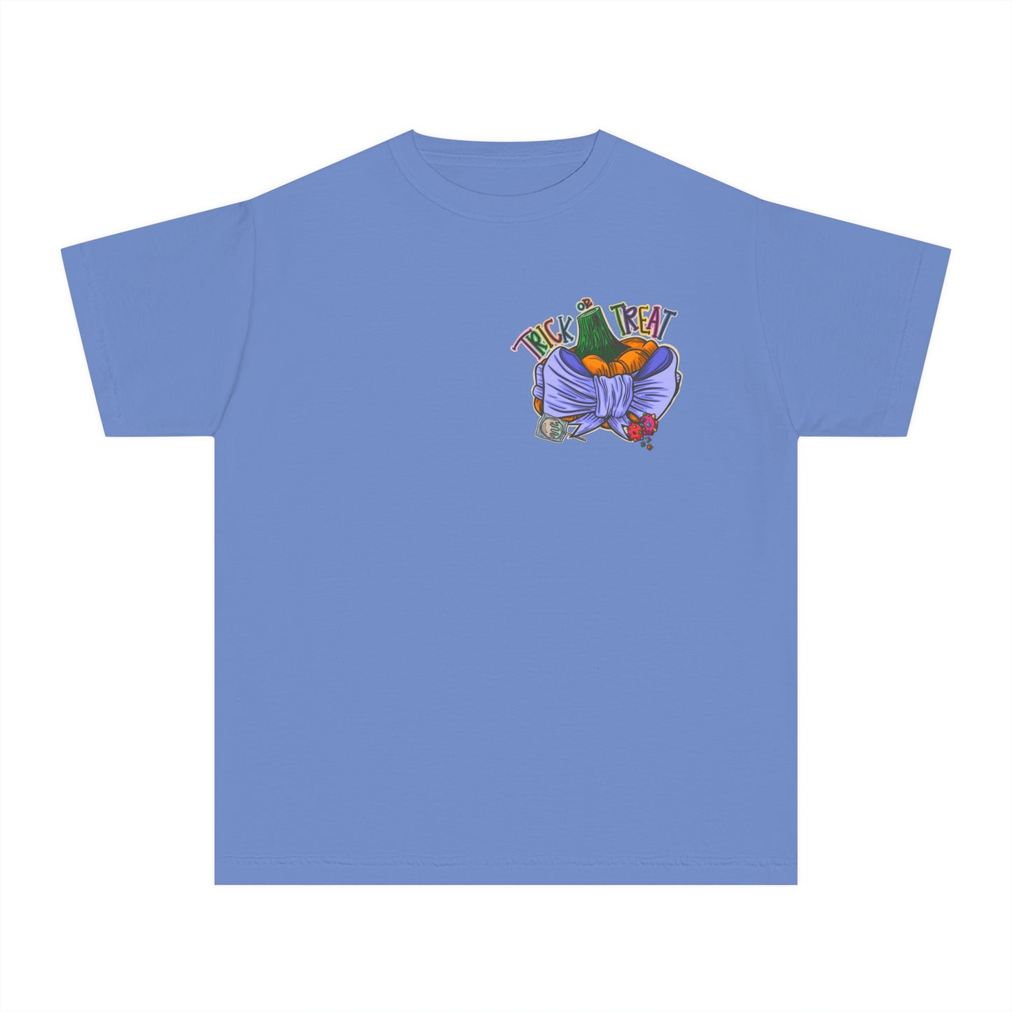 Youth Girls Halloween T-Shirt - Comfort Colors