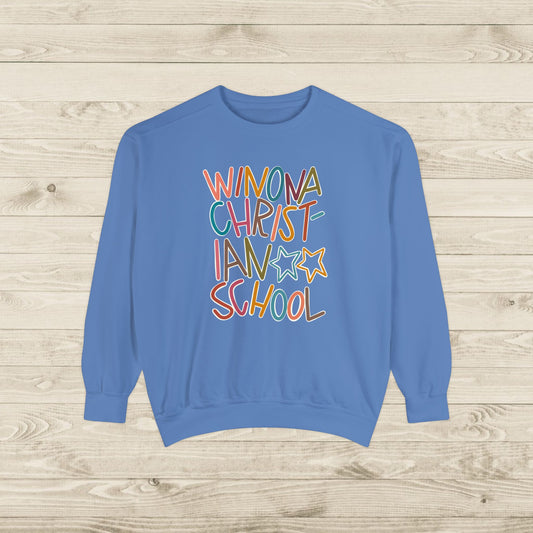 Women's Multi-Colored WCS Garment-Dyed Sweatshirt