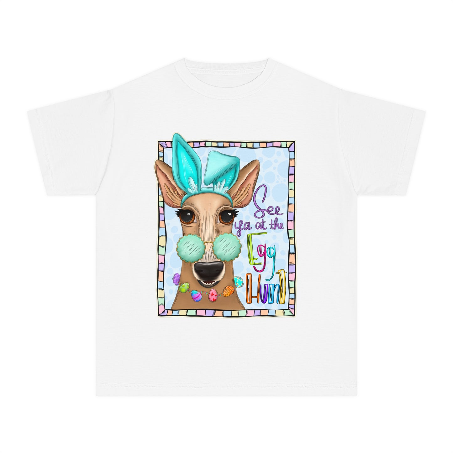 'See ya at the Egg Hunt' Easter T-shirt - Youth Girls