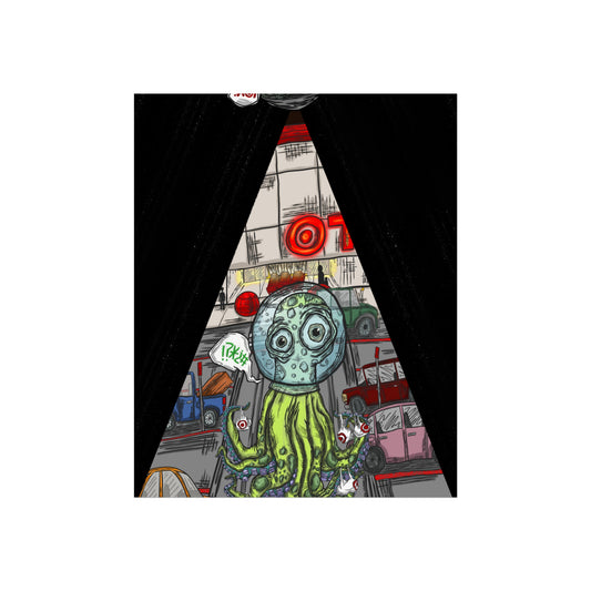 "Target Acquired" - Quirky Wall Decor for Art Enthusiasts