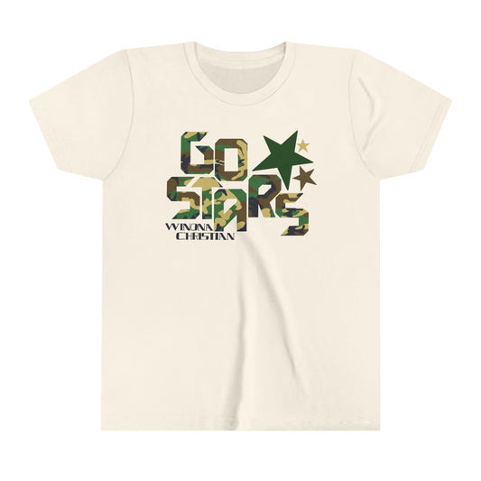 Youth 'Go Stars' in Camo T-shirt