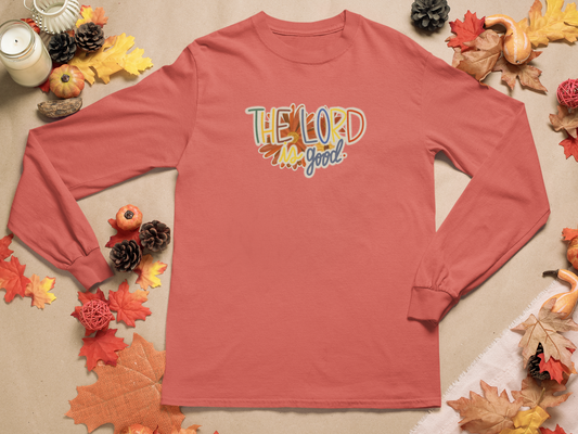 'The Lord is good' Long Sleeve T-Shirt