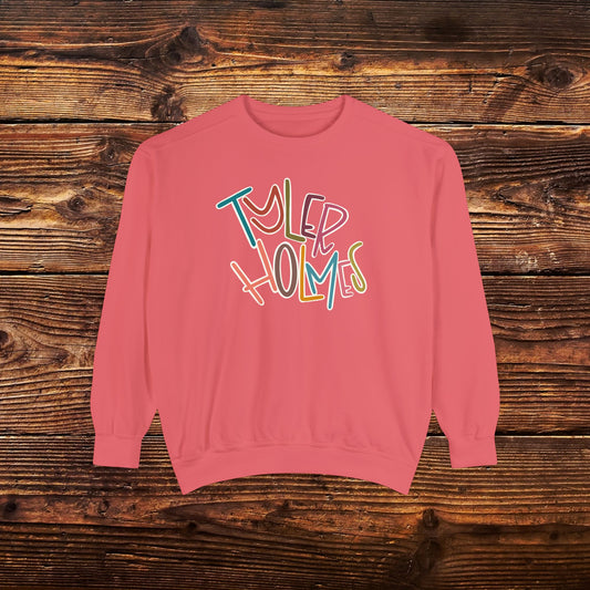 Women's Multi-Colored Tyler Holmes Garment-Dyed Sweatshirt