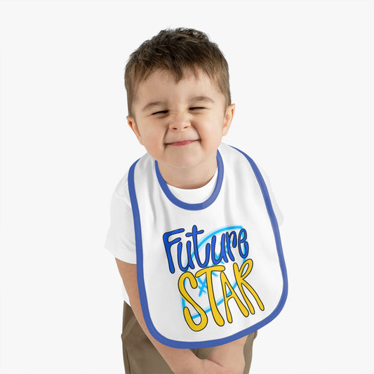 Baby Star Jersey Bib (Boy and Girl Versions)