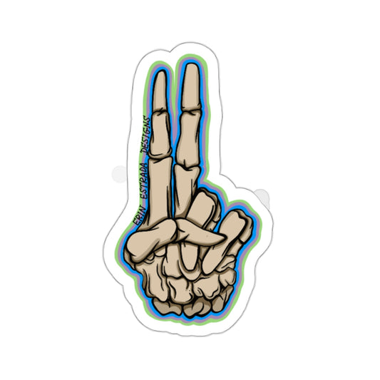 Peace Out Sticker