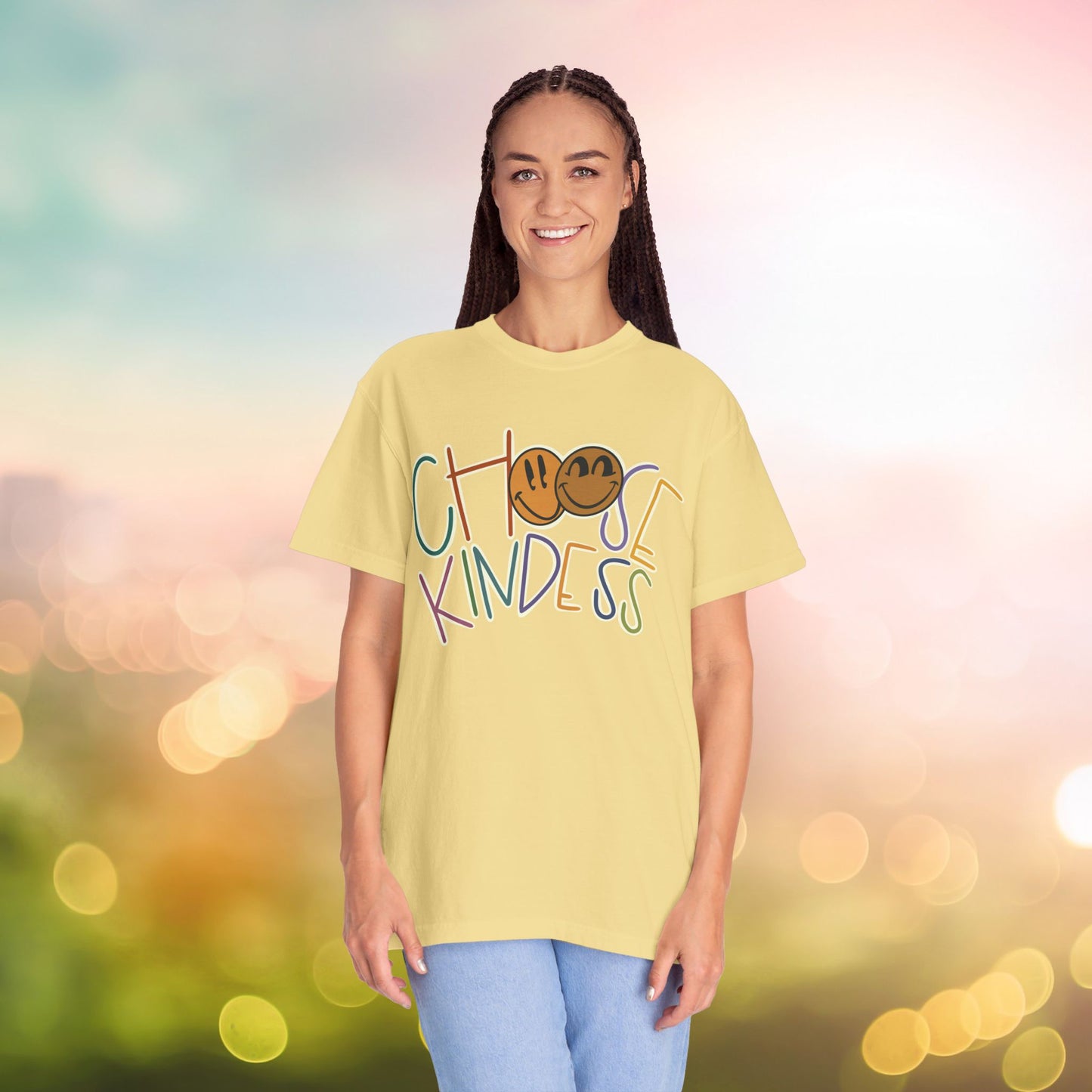 Unisex Choose Kindness Smiley T-shirt
