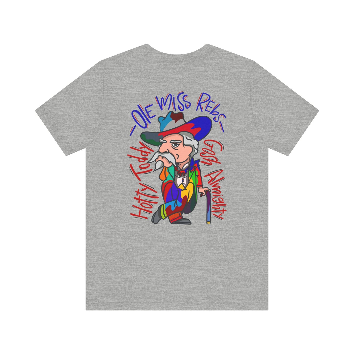 Ole Miss ColorSplash Colonel Reb T-Shirt