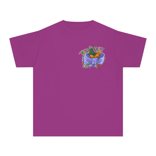 Youth Girls Halloween T-Shirt - Comfort Colors