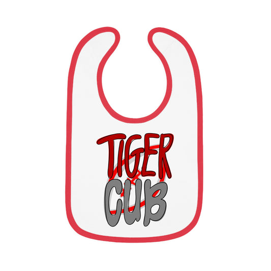 Winona Tiger Cub Jersey Baby Bib (Boy and Girl Versions)