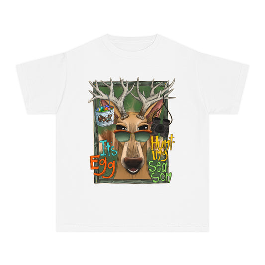 Easter 'Egg Hunting Season' Graphic T-shirt - Youth Boys