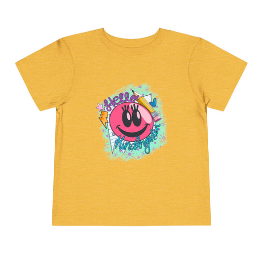 Hello Preschool and Hello Kindergarten Toddler T-Shirts