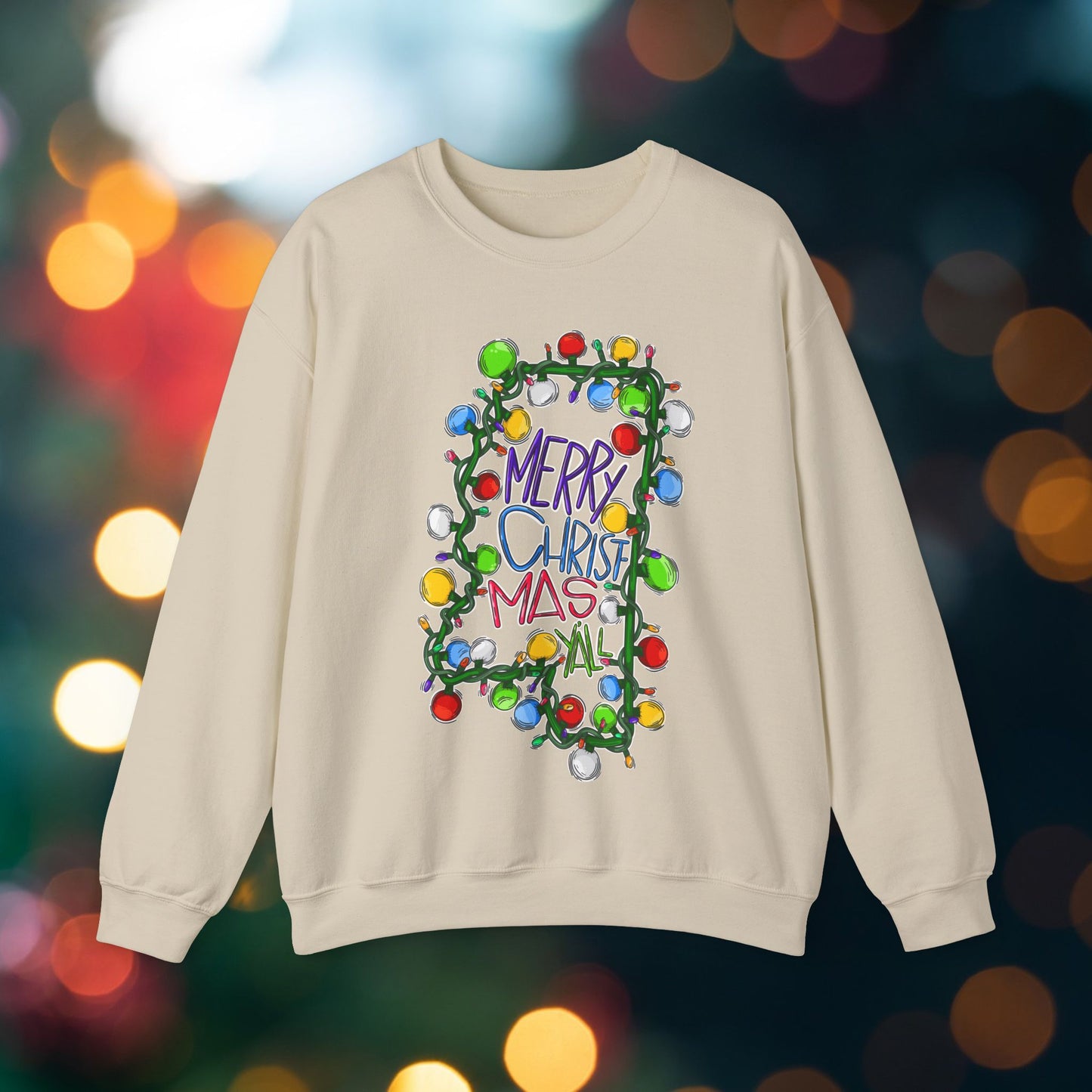 Merry Christmas Y'all Mississippi Sweatshirt