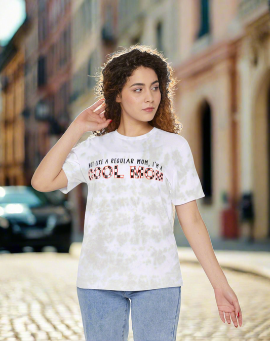 Not a Regular Mom Tie-Dyed T-Shirt