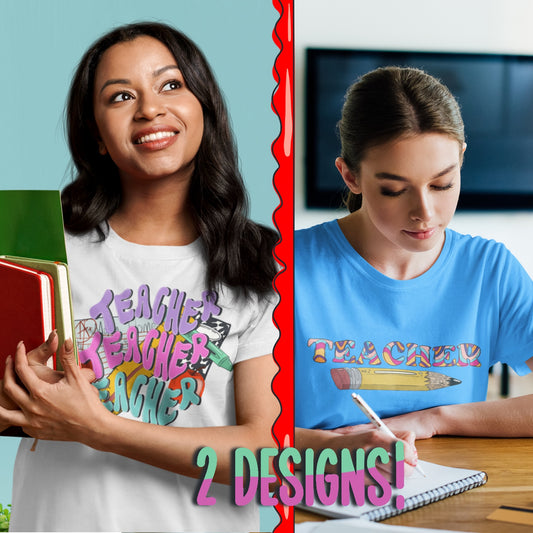 Teacher Occupational T-Shirts (Two Design Options)